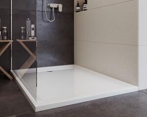 Cersanit Mille zuhanykabin fal walk-in 100 cm króm fényes/átlátszó üveg S161-001