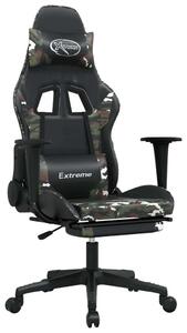 VidaXL Extreme Gamer Szék - Szabályozható Magassággal - Terepszínű/Fekete