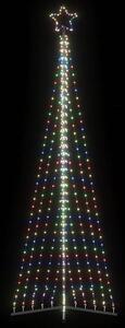 Színes LED karácsonyfa 447 LED 247 cm