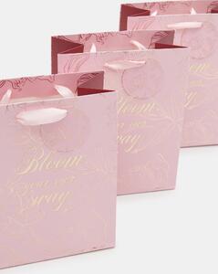 Sinsay - 3 darab ajándéktasak - rózsaszín