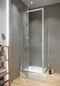 Cersanit Arteco zuhanykabin 80x80 cm négyzet króm fényes/átlátszó üveg S157-009