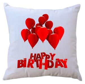 JAKS Párna 40 x 40 cm Minta: Happy Birthday