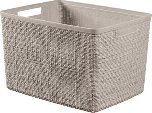 Curver Jute L 20 l kosár, taupe