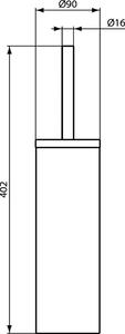 Ideal Standard IOM wc kefe berakható acél A9108MY