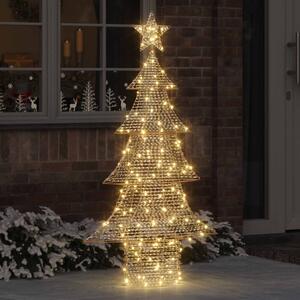 Karácsonyfa 160 LED Meleg fehér 151 cm PET