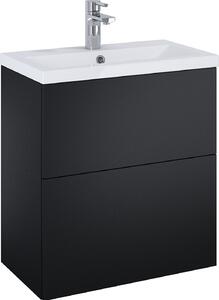 Elita Kido mosdó szekrénnyel 60 cm fekete 168099