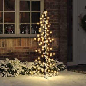 Karácsonyfa 160 LED Meleg fehér 150 cm Rattan