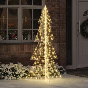 Karácsonyfa 240 LED Meleg fehér 180 cm PET