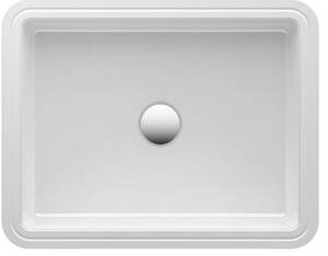 Laufen Savoy mosdótál 44x33 cm négyszögletes alulról beépíthető fehér H8189470001091
