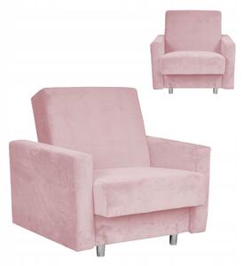 Alicja Fekvőfotel Alváshoz, Tárolóval Family Furniture Púderrózsaszín