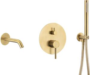 KFA Armatura Moza kád és zuhany szett beépített WARIANT-aranyU-OLTENS | SZCZEGOLY-aranyU-GROHE | arany 5039-401-31