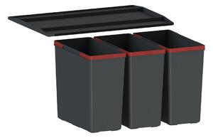 Franke EasySort hulladéktartály 43.5 l fekete-piros 121.0494.192