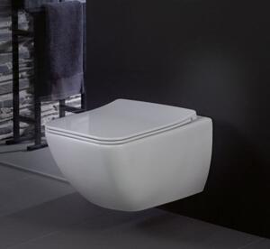 Villeroy & Boch Venticello Combi-Pack miska WC wisząca bez kołnierza CeramicPlus z deską wolnoopadającą Weiss Alpin 4611RLR1