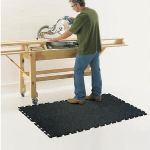 Multy home Gumi csempe FITNESS CSEMKE 50 x 50 cm, fekete