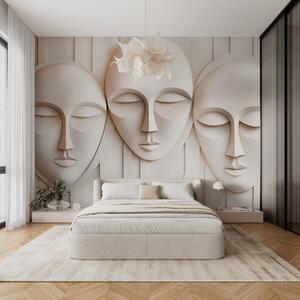 Fotótapéta Az arcok absztrakciója, 3d fotótapéta, w03733 : Uwalls.hu