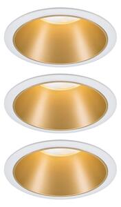Paulmann Cole Coin beépített lámpa 3x6.5 W fehér-arany 93406