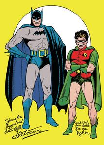 Művészi plakát Batman and Robin - Comics