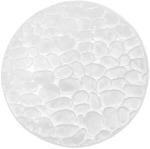 Duschy Bellarina fürdőszoba szőnyeg 60x60 cm kerek fehér 767-10