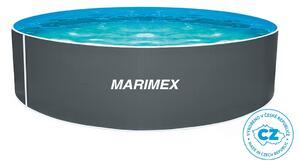 Marimex Orlando medence 3,66 x 0,91 m SZÜRKE + Olympic szkimmer (tömlők és létra nélkül)