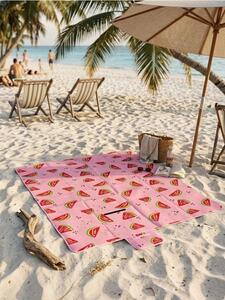Sinsay - Strand szőnyeg görögdinnye mintával - pasztellpink