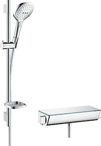 Hansgrohe Ecostat zuhany készlet fal termosztáttal króm-fehér 27038400