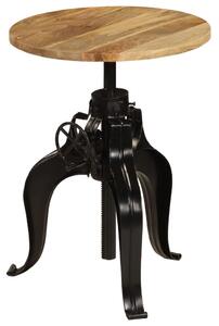 Tömör mangófa bárasztal 60 x (76-110) cm