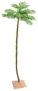 LED-es pálmafa 192 meleg fehér LED-del 300 cm