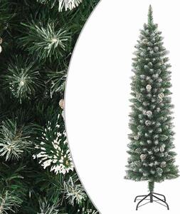 Vékony PVC műkarácsonyfa állvánnyal 120 cm