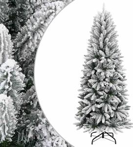 PVC és polietilén műkarácsonyfa pelyhes hóval 120 cm