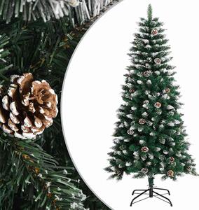 Zöld PVC műkarácsonyfa állvánnyal 120 cm