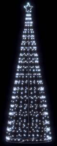 Hideg fehér LED karácsonyfa 550 LED 300 cm