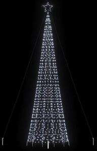 Hideg fehér LED karácsonyfa tüskékkel 1534 LED 500 cm