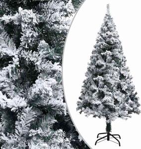 Zöld PVC műkarácsonyfa hóval 150 cm