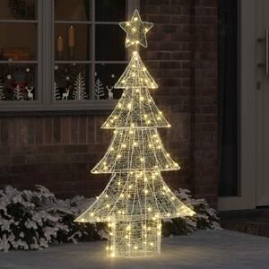 Karácsonyfa 160 LED Meleg fehér 150 cm Akril