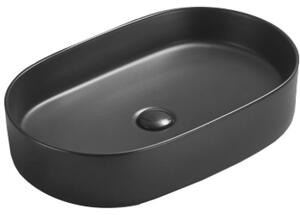 Mexen Celia 60 x 38 cm-es pultra szerelhető mosdó, fekete matt - 22206085