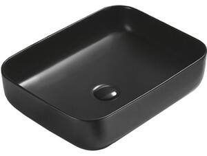 Mexen Carla 50 x 39 cm-es fekete matt pultra szerelhető mosdó - 21555085
