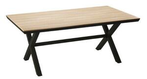 Alumínium kerti asztal Polywood asztallappal 180 × 100 × 75 cm