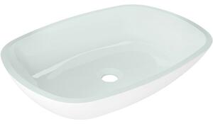 Mexen Araks 54 x 39 cm-es fehér üvegasztali mosdókagyló - 24155430