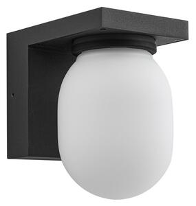 Kültéri Lámpa Lucande, Ovaali, dimmable, Fekete, Terasz, Alumínium, Modern