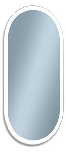 Venti Elipson tükör 60x120 cm ovális világítással ezüst 5907459662399