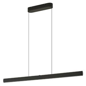 Függőlámpa Lucande, Arvon, dimmable, Fekete, Nappali, Fém, Modern