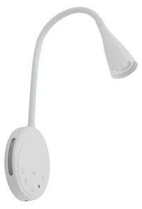 Fali Lámpa Lindby, Zayna, dimmable, Fehér, Nappali, Alumínium, Modern