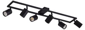Mennyezeti Lámpa Lindby, Bravius, dimmable, Fekete, Nappali, Fém, Modern
