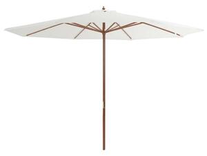 VidaXL Kültéri Napernyő - Fa Nyél - 350 cm