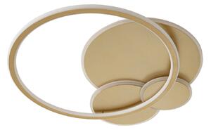 Mennyezeti Lámpa Lucande, Circulo, dimmable, Arany / Sárgaréz, Nappali, Fém, Modern