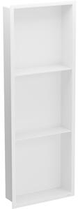 Mexen X-Wall-R 90 x 30 cm-es, galléros és polcos fali polc, fehér - 1920903010S
