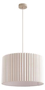 Függőlámpa Lindby, Libbie, dimmable, Bézs, Nappali, Szövet / Textília, Skandináv