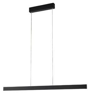 Függőlámpa Lucande, Mylosh, dimmable, Fekete, Étkező, Alumínium, Modern