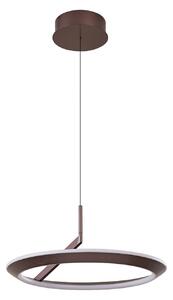 Függőlámpa Lucande, Eldra, dimmable, Barna / Rozsdabarna, Nappali, Fém, Modern