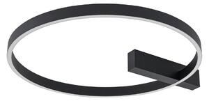 Mennyezeti Lámpa Lucande, Isalin, dimmable, Fekete, Nappali, Alumínium, Modern